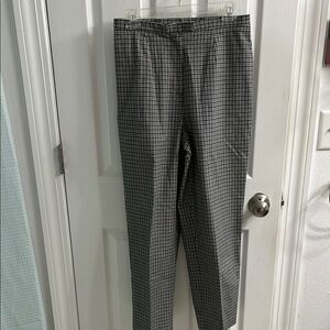 Women’s Black and White Checkered Pants